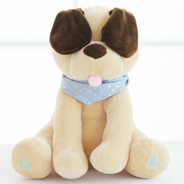 

plush toy dog stuffed animals & plush doll music dog educational anti-stress electric toy for baby y200723