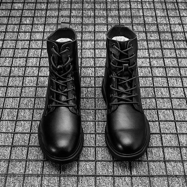 

high mens sport men casual 2020 high causal shoes leisure for sneakers leather spring sale mens luxury highsneaker, Black