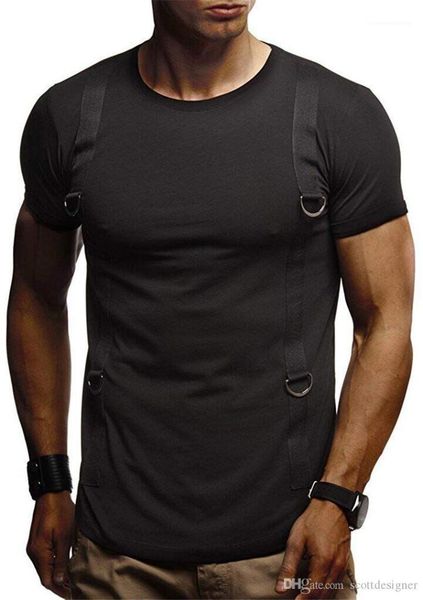 

tshirt crew neck short sleeve patch decoration homme clothing teenager tees casual apparel mens summer designer, White;black