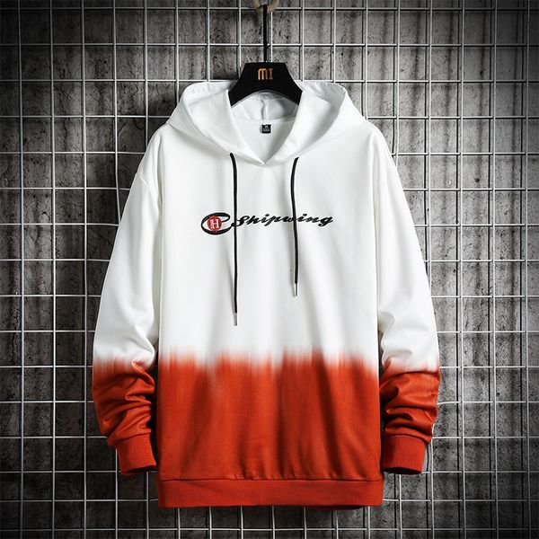 

2020 autumn and winter new men's korean style round neck sweater fashion ins men's clothing coat fashion brand, Black;white