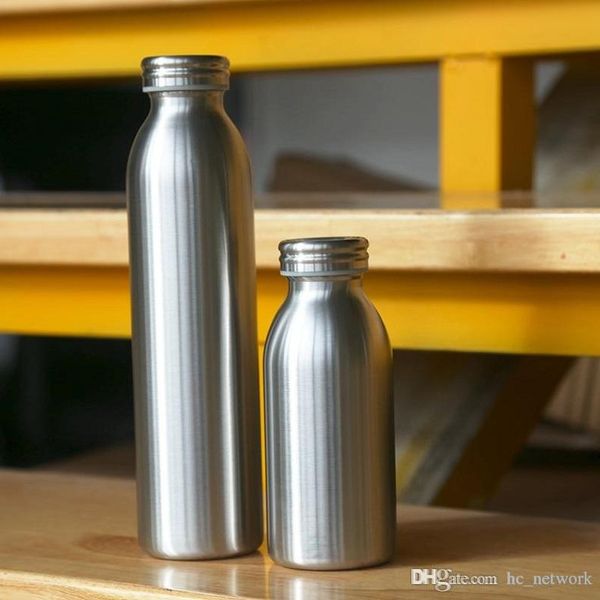 

20oz milk flask stainless steel bottles with lids kids double wall vacuum insulated water bottle ing