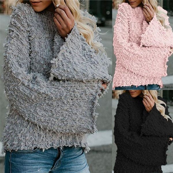 

дизайнер меховой одежды женщин зимний теплый свитер сплошной открытый tops streetwear мода свободные пиджаки куртки пальто шерсти толстые св, White;black