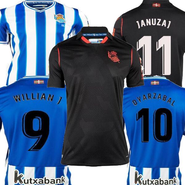 

2021 real sociedad silva oyarzabal prieto home away black mens soccer jerseys silva juanmi sociedad camiseta de futbol football shirts 20 21, Black;yellow