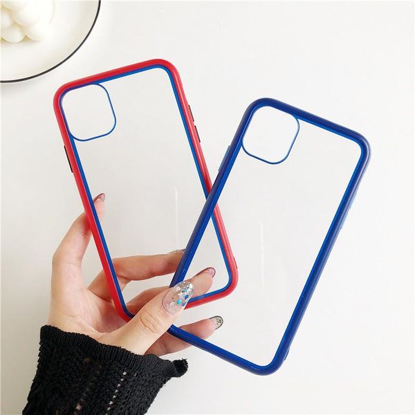 

cgjxscgjxs200pcs transparent shockproof phone case for iphone se 2020 11 pro max x xr xs max soft tpu clear case for iphone 6 6s 7 8 plus