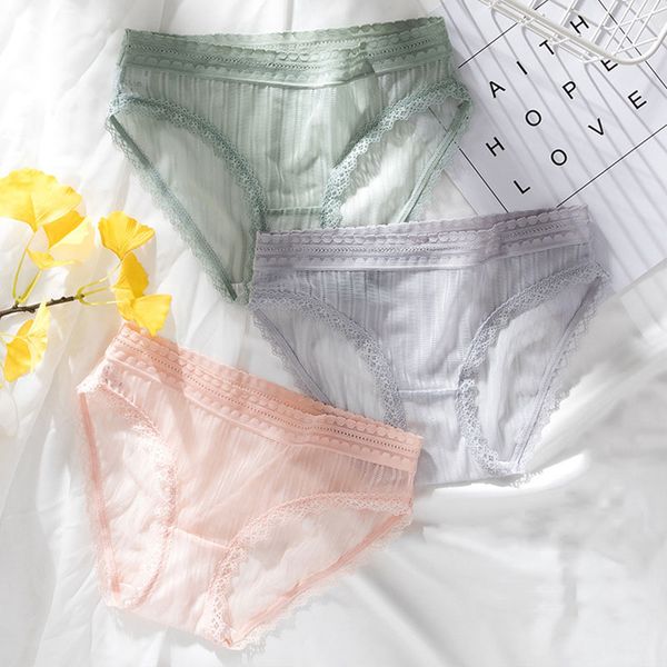 

wasteheart fashion green red cotton bottom lace low waist panties underwear lingerie women briefs underpants transparent  l xl, Black;pink