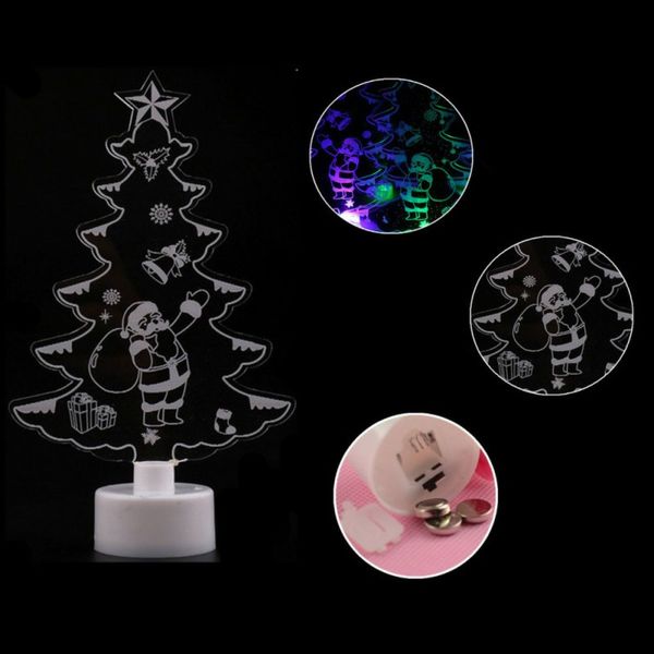 

christmas decorations colorful led decorative lights year tree party supplies acrylic night light