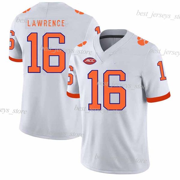 

clemson tigers american football jersey 16 trevor lawrence 9 travis etienne jr. wears ncaa jerseys football jerseys, Black