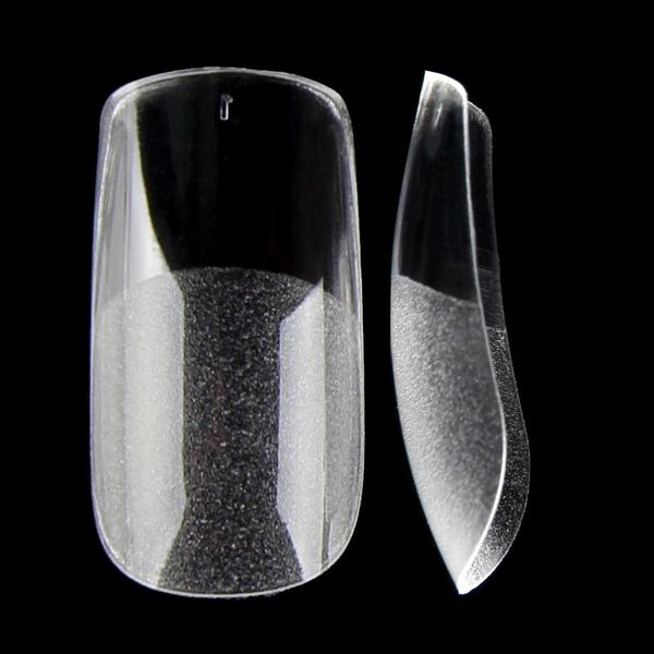 

false nails square gel nail tips soak off material flexible style fashion fake fingernail builder press on, Red;gold