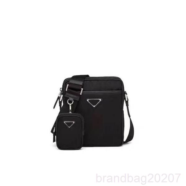 

factory global wholesale classic 2vh112 luxury bag double suit canvas leather cowhide men's shoulder bag handbag size 28*24*8cm