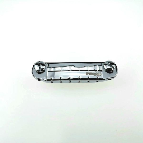 

new chrome silver one-piece style electric guitar bridge for guitar