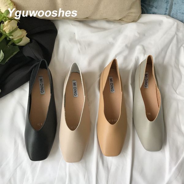 

zapatos de mujer flat slip on shoes for women loafers women round-toe students and ladies shoes korean two ways of wearing, Black