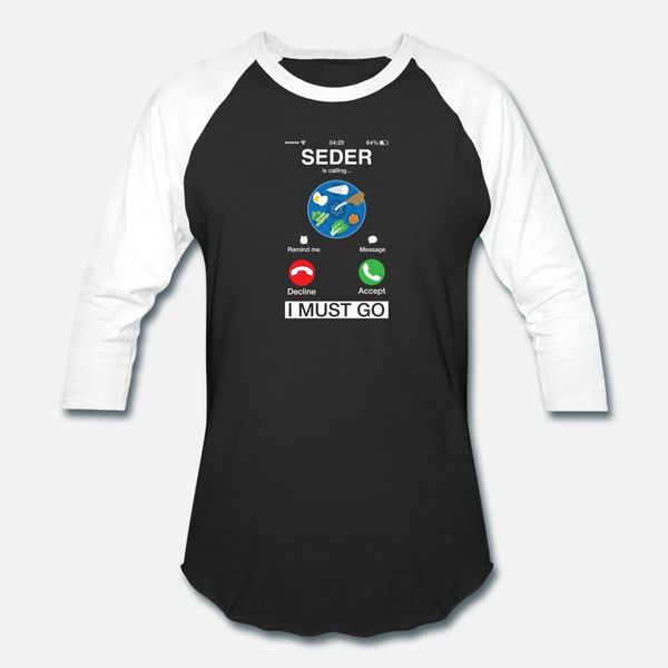 

seder is calling and i must go funny phone screen t shirt men personalized 100% cotton s-xxxl original famous humor spring autumn shirt
