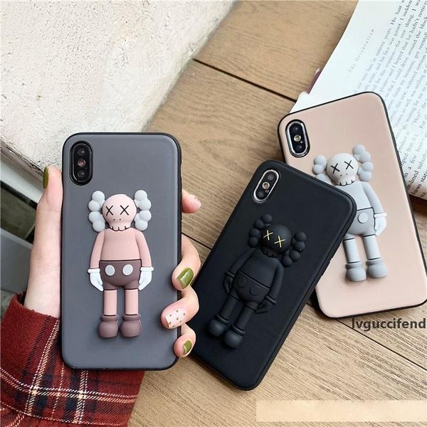 

3d cartoon pattern cute fashion silicone mobile phone case fashion cute for iphone 6 6s plus 7 8 plus x s r 11 pro max soft phone cover