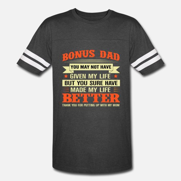 

bonus dad funny bonus dad gif t shirt men customize 100% cotton o neck cool fitness comical spring autumn slim shirt