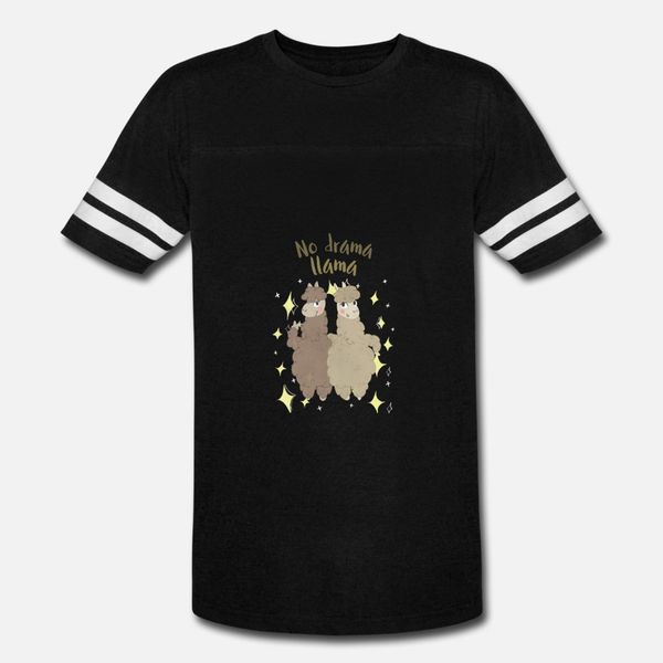 

no drama llama slogan t shirt men designs 100% cotton s-3xl basic solid famous new style summer style family shirt