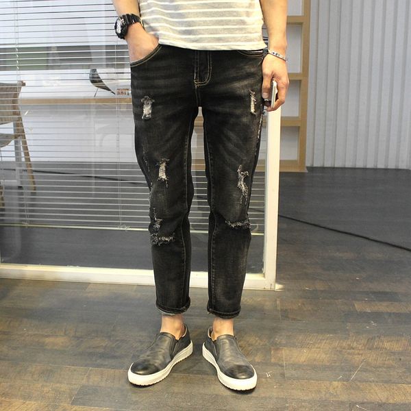 

han edition hole little cowboy nine minutes of pants men's, Blue