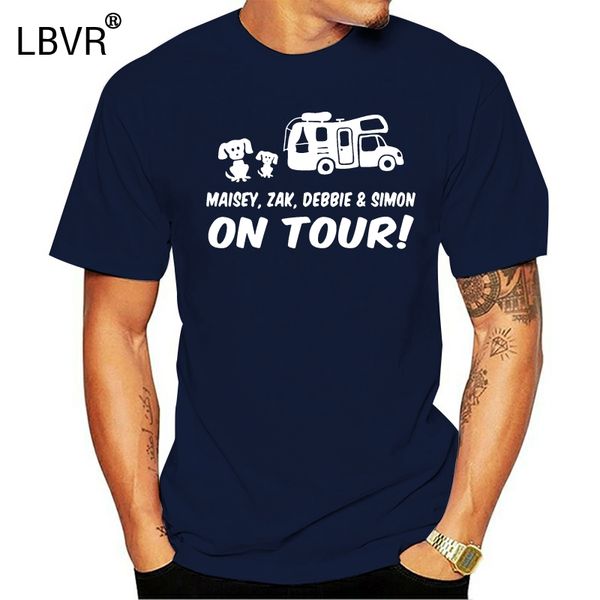 

personalised doggy van t-shirt great for motorhome touring