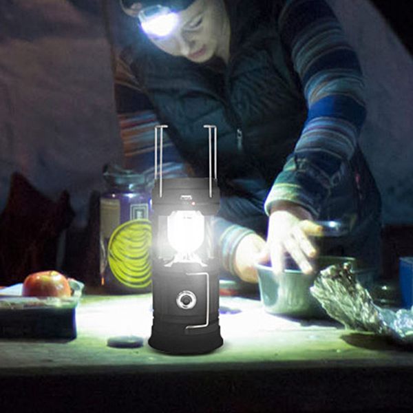 

portable 3 in 1 camping light hanging tent lantern outdoor waterproof led lamp jdh99
