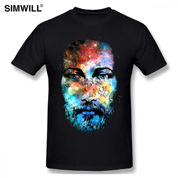 

casual men jesus christ face t shirt large size cotton short sleeved tees christian o-neck t-shirt gift idea