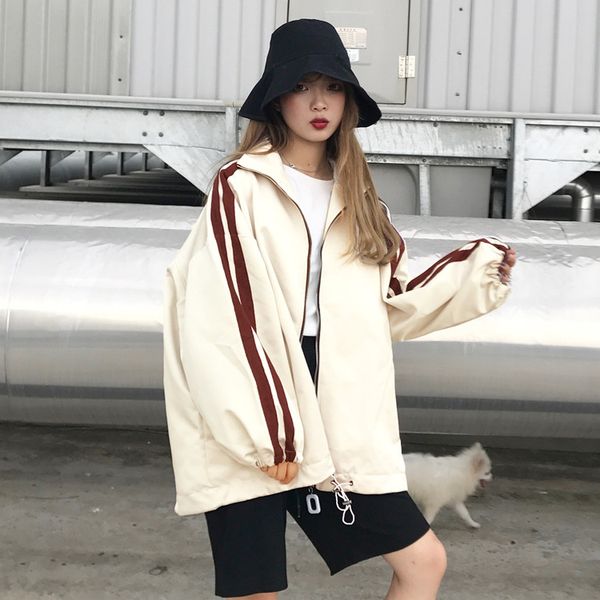 

women loose casual jacket solid batwiing sleeve spring autumn overcoat outwear, Black;brown