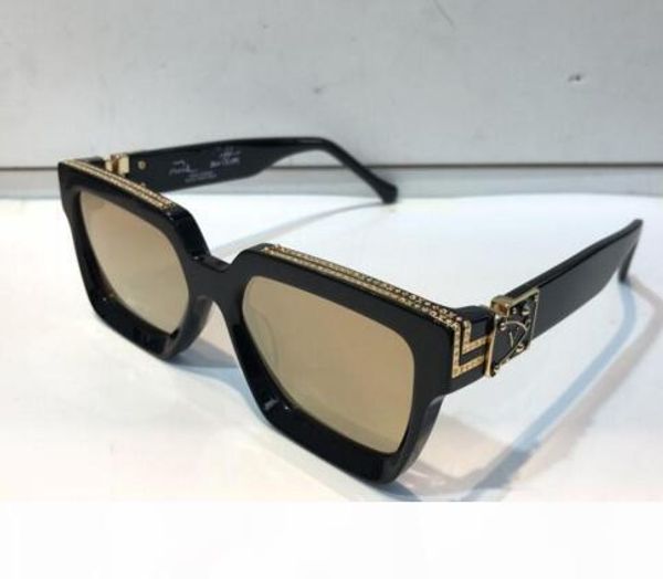 

millionaire m96006wn sunglasses full frame vintage designer sunglasses for men shiny gold logo sell gold plated 96006, White;black