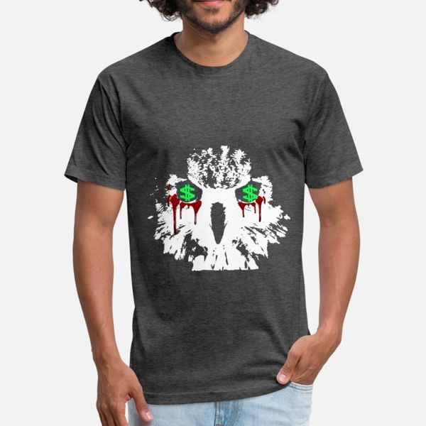 

owl dollar sign with bleeding eyes t shirt men printed 100% cotton plus size 3xl letters cute basic summer style family shirt