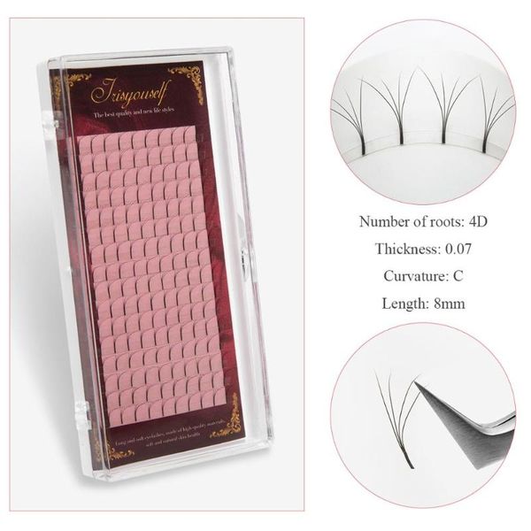 

false eyelashes irisyouself 16lines faux mink individual eyelash premade volume fans lashesmaquiagem cilios for professionals extension
