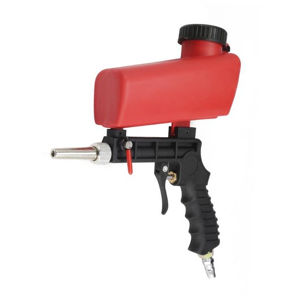 

90psi portable gravity sandblasting gun pneumatic small sand blasting machine adjustable pneumatic sandblasting spray gun set
