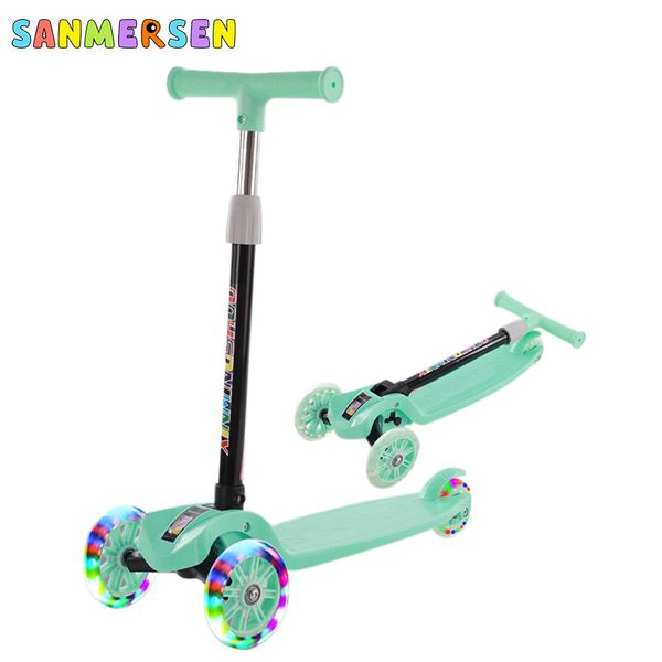 

children scooter tricycle baby balance bike ride on toys flash folding meter car child walker toys indoor outdoor 1-6 years