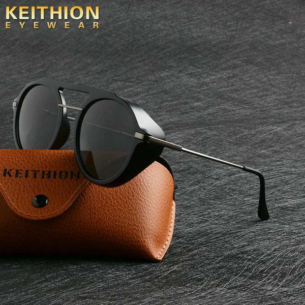 

sunglasses keithion women with round metal frame vintage retro glasses sun for men birthday gifts, White;black