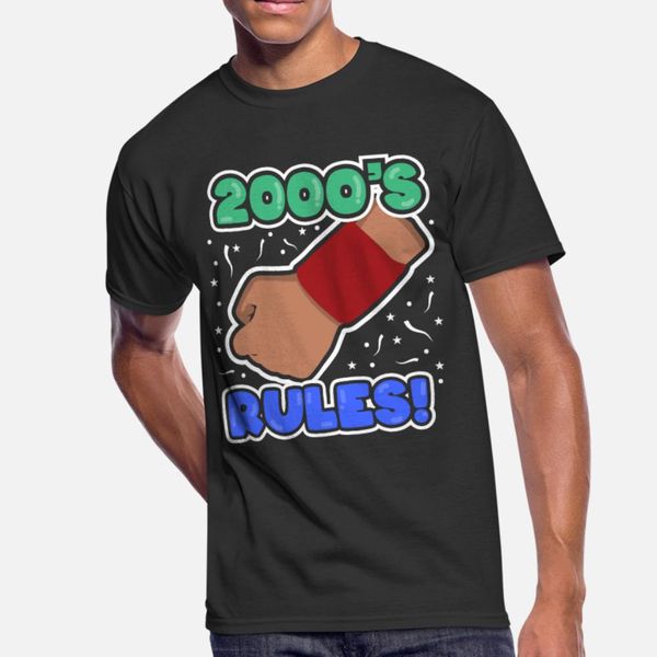 

2000s party costume for people born 2000 t shirt men design cotton s-xxxl outfit anti-wrinkle new fashion summer letters shirt