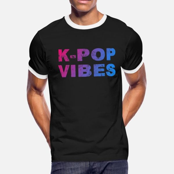 

k pop vibes t shirt men designing tee shirt plus size 3xl pattern interesting casual summer style standard shirt