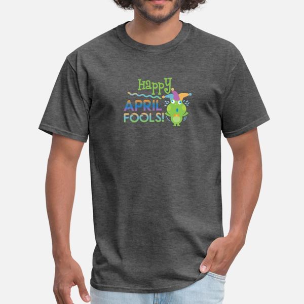 

happy april fools t shirt men designs short sleeve euro size s-3xl natural fit new style spring autumn leisure shirt