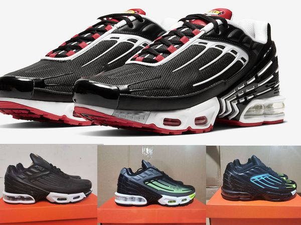 

2020 plus tn iii 3 sports shoes men women chaussures tuned black white original tn ultra trainers luxury jogging sneakers 36-45