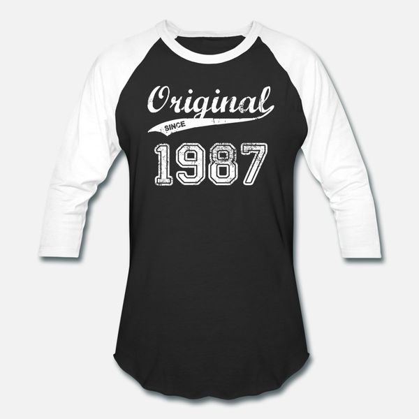 

1987 тенниска мужчин печать с коротким рукавом s-xxxl свободное anti-wrinkle basic spring оригинальная рубашка, White;black
