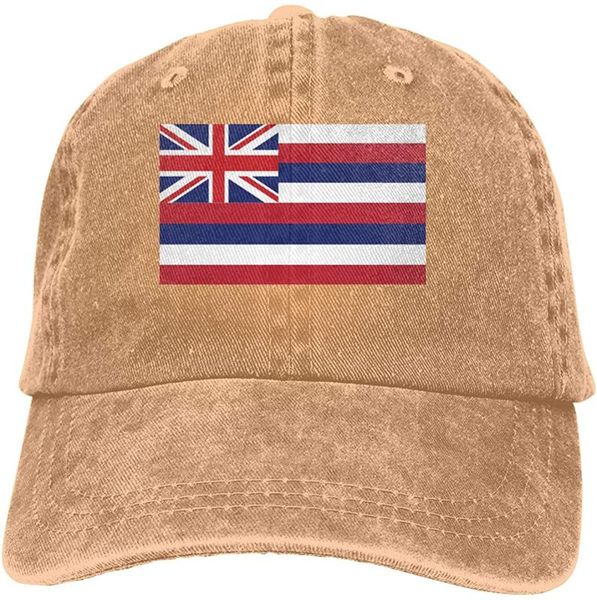 

hawaii state flag soft casquette cap vintage adjustable baseball caps, Blue;gray