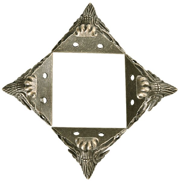

4pcs jewelry chest furniture durable corner protector box decor antique brass