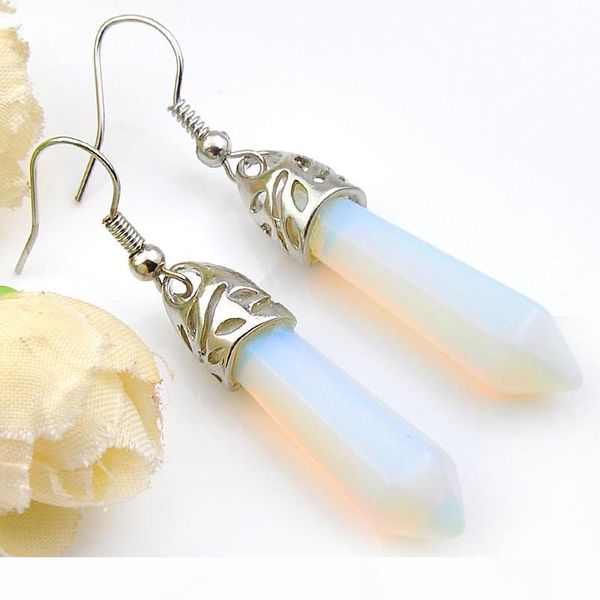 

5 pairs 1 lot luckyshine friend gift geometry natural crystal 925 sterling silver dangle earrings russia american australia wedding earrings