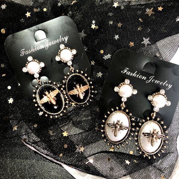 

vintage ethnic bee charms dangle earrings jewelry bohemian trendy style statement earrings accessories sale, Silver