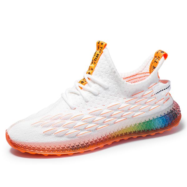 

running sports men's shoes male sneakers the latest fashion breathable sneakers leisure outdoor large-size