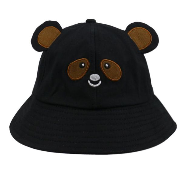 

sun hats cute chapeau black femme bear foxmother pink cartoon gifts ladies gorro bucket new women caps fgejt bdehome, Black;white