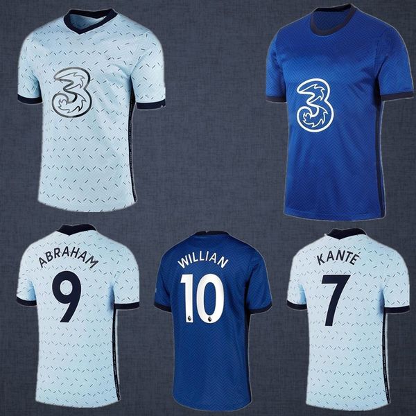 

thailand werner pulisic kante abraham mount ziyech soccer jerseys 2020 2021 camiseta de football shirt 20 21 men, Black;yellow