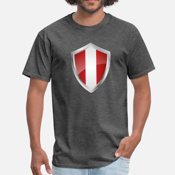 

emblem peru t shirt men designer 100% cotton round neck unique interesting humor spring autumn cool shirt