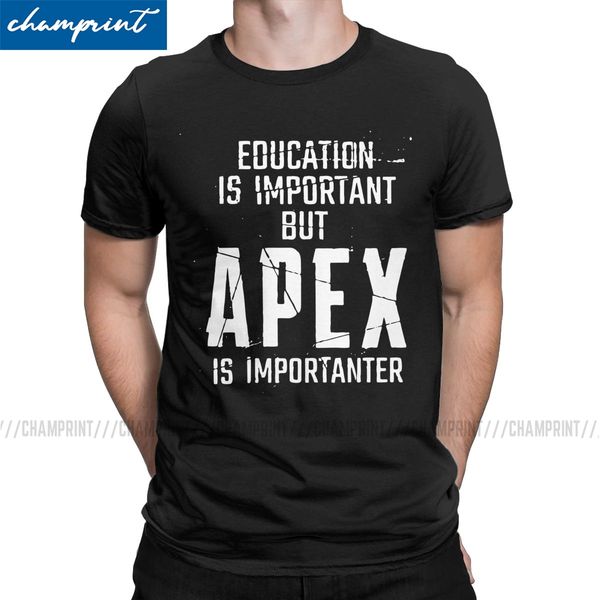 

men t-shirts apex legends funny pure cotton tees short sleeve pathfinder bangalore 80s game t shirt crewneck clothing summer