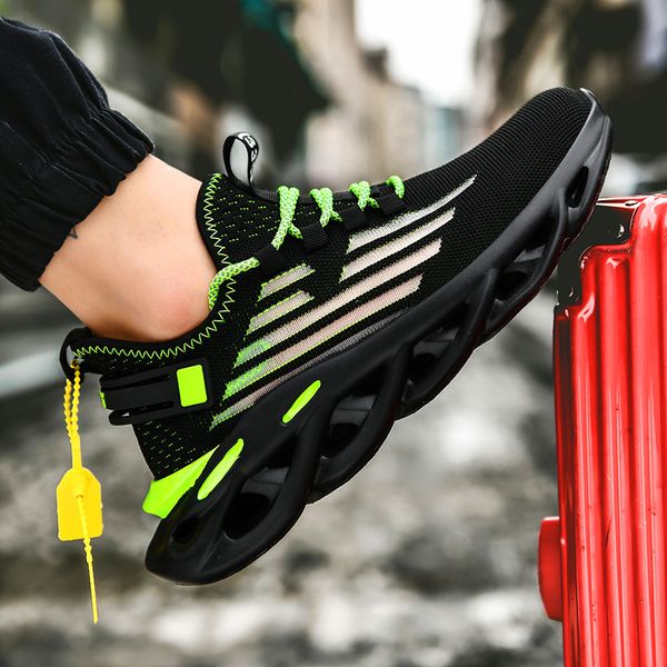 

new fashion four seasons sports and leisure tide running shoes breathable large size shoes 39-46 men casual zapatos hombre, Black