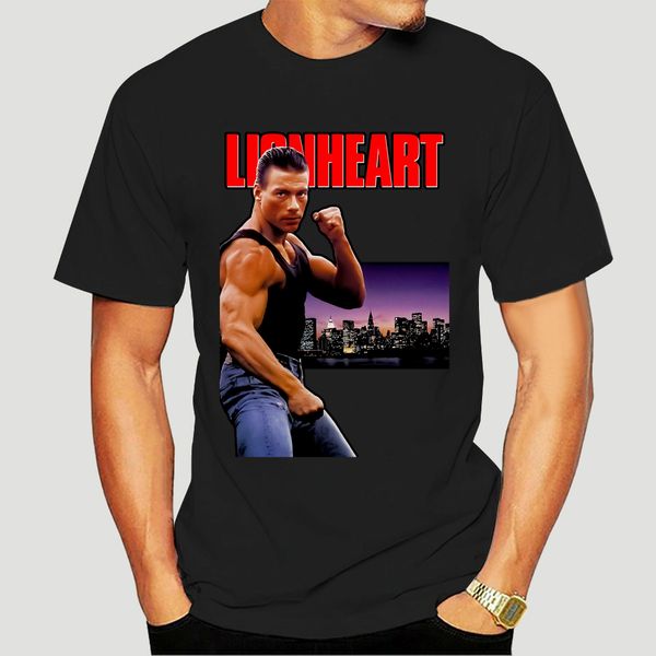

lionheart movie poster ver 1 jean claude van damme t shirt (black) s 5xl-3347a
