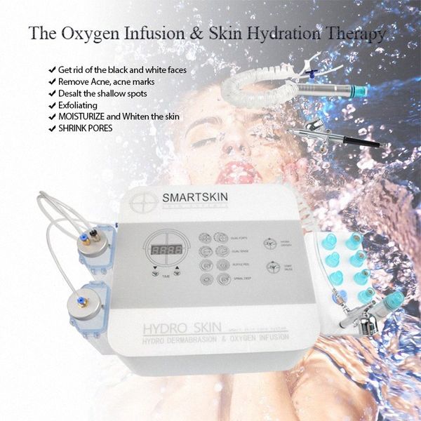 

2020 portable gentle exfoliation oxygen infusion skin hydration therapy machine hydrafacial microdermabrasion equipment for home use a m2gn#