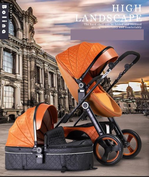 

baby stroller high landscape carriage 2020 new 2 in 1 pram similar to aulon