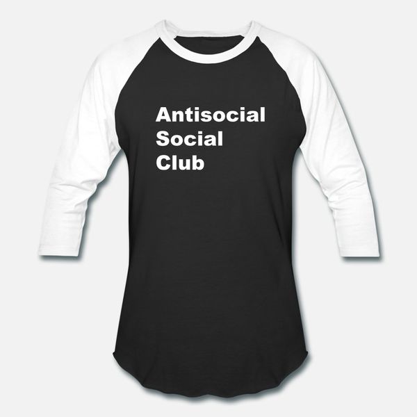 

antisocial social club t shirt men loose tee shirt size s-3xl leisure loose new fashion spring autumn pattern