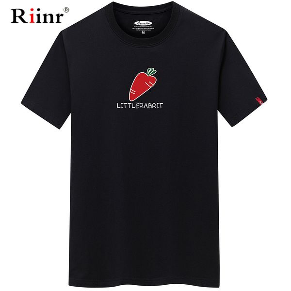 

new summer casual short sleeve t-shirt men fashion color carrot print funny t-shirt homme size 6xl brand cotton tee shirt men